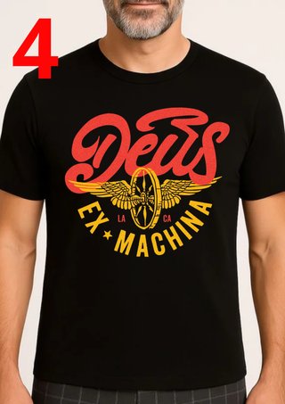Camisetas Deus Ex Machina Negra