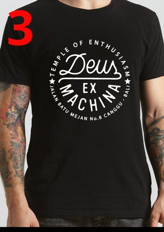 Camisetas Deus Ex Machina Negra