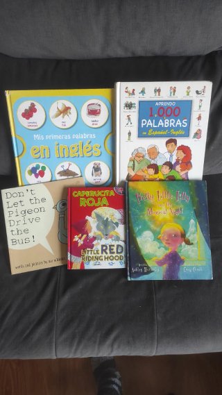 Lote 5 libros en inglés