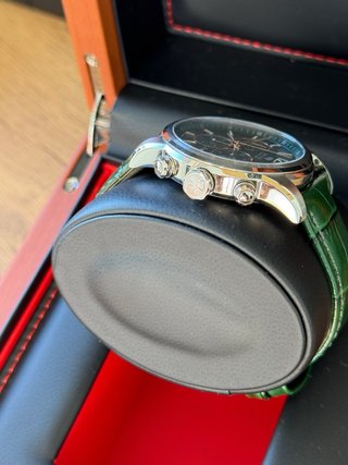 Reloj Jaguar Verde y Plateado