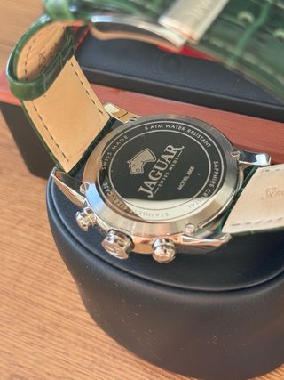 Reloj Jaguar Verde y Plateado