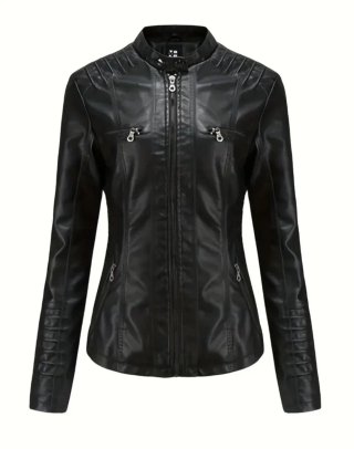 Chaqueta Negra con Capucha Talla  42