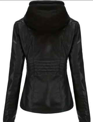 Chaqueta Negra con Capucha Talla  42