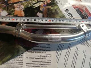 Manillar Bicicleta Plateado 610mm 420gr