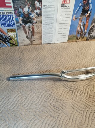 Manillar Bicicleta Plateado 610mm 420gr