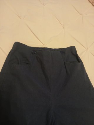 Pantalón ancho azul verano