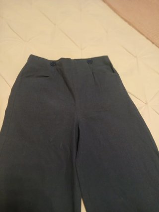 Pantalón ancho azul verano