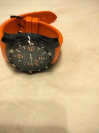 Reloj Tommy Hilfiger Negro y Naranja