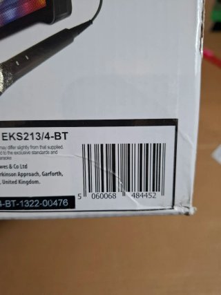 Karaoke Bluetooth easykaraoke EKS213BT