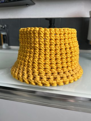 Cestino uncinetto fatto a mano