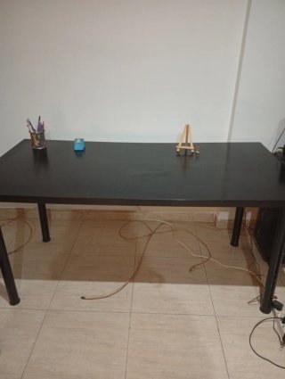 Mesa ikea grande negro