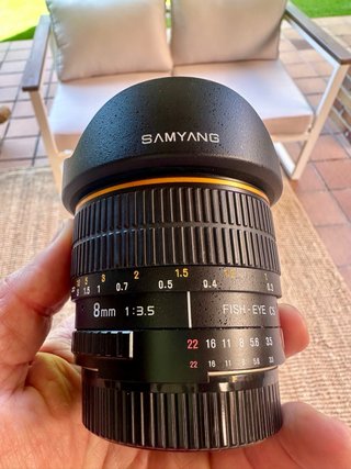 Objetivo Samyang 8mm f/3.5 Fish Eye para Nikon