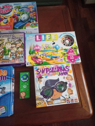 Lote 6 Juegos Mesa Infantiles: Boom Boom, Elect...