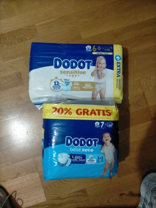 Dodot Sensitive T6 + y Bebé Seco T7
