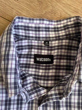 Camisa de cuadros Watsons manga larga Talla L