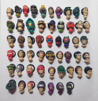 Gijoe Gi joe G.I. Joe despiece cabezas
