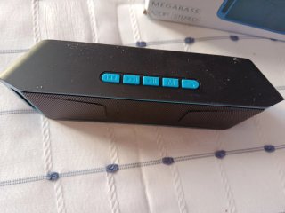 Altavoz Bluetooth Megabass Negro/Azul
