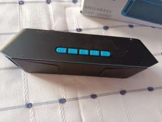 Altavoz Bluetooth Megabass Negro/Azul