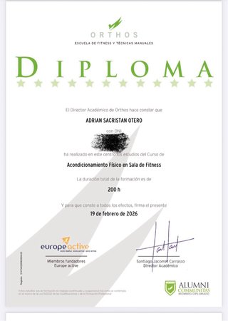 ENTRENADOR PERSONAL