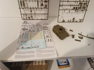 Maqueta Tanque M3 Stuart Italeri 1:56