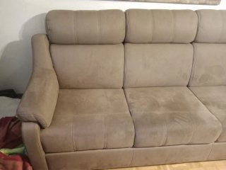 Sofá 3 plazas + 2 sillones (1 eléctrico).