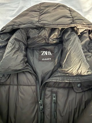 Chaquetón Zara Negro Talla L