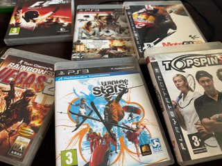 Lote 5 Videojuegos PS3: F1, MotoGP, Rainbow Six.