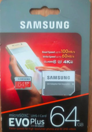 Tarjeta microSDXC Samsung EVO Plus 64GB