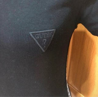 Vestido Guess Negro Talla L Logo