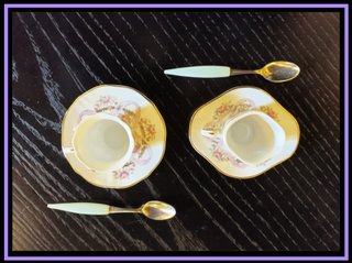 Set 2 tazzine caffè vintage Limoges