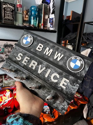 Cartel BMW Service Clásico