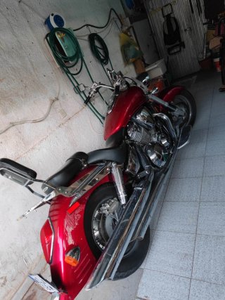Honda Custom/Cruiser Roja Negra
