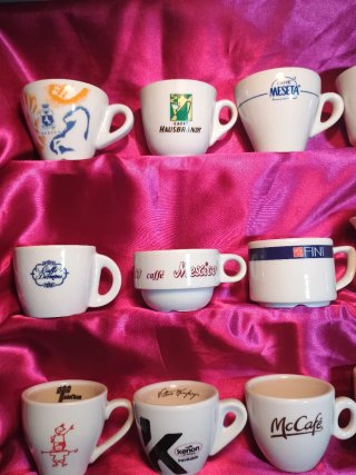 Tazzine caffè porcellana set 16