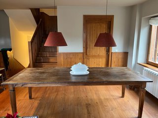 Mesa comedor rustica madera antigua