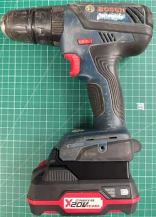 Adaptador Bosch - Parkside X20V