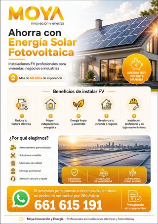 Instalación de placas solares FV