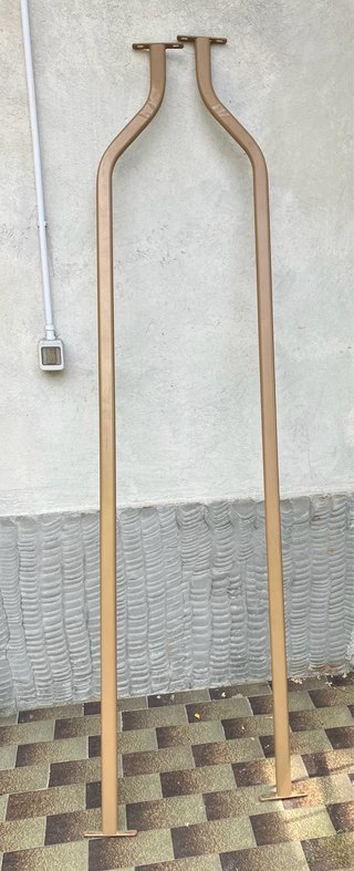 Testata letto in ferro battuto con rete