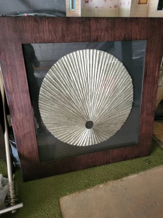 Cuadro Decorativo Madera y Metal