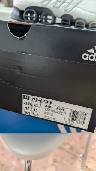 Adidas Megaride Talla 46 Gris/Blanco