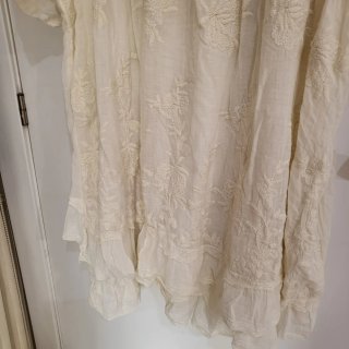 Vestido ibicenco talla única bordado