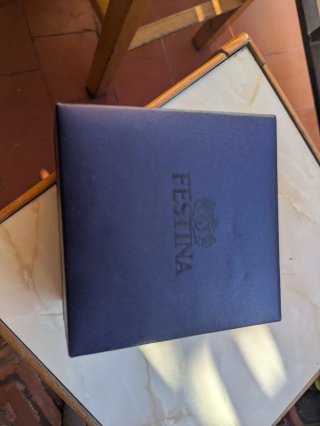 Reloj Festina Cronógrafo Azul y Plateado