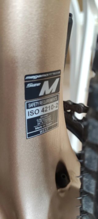 Bicicleta Gravel Megamo carbono talla 54