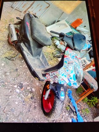 Moto Scooter Negra
