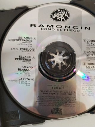 RAMONCIN, Como el fuego, CD