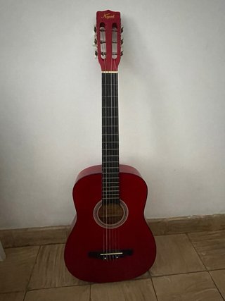 Guitarra Acústica Roja