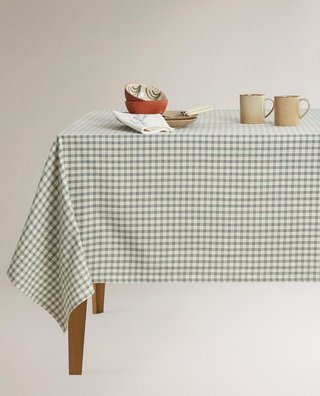 Zara Home mantel mesa 150x250 vichy nuevo