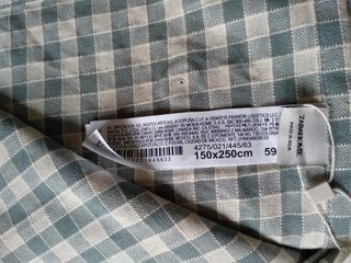 Zara Home mantel mesa 150x250 vichy nuevo