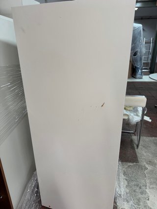 Armario buffet madera blanco y marrón