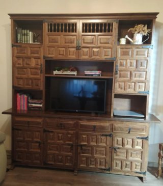 Mueble Castellano Madera Maciza