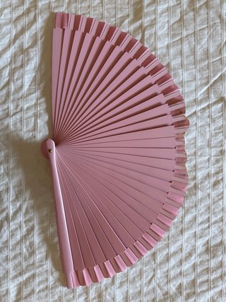 Abanico pintado a mano mariposa